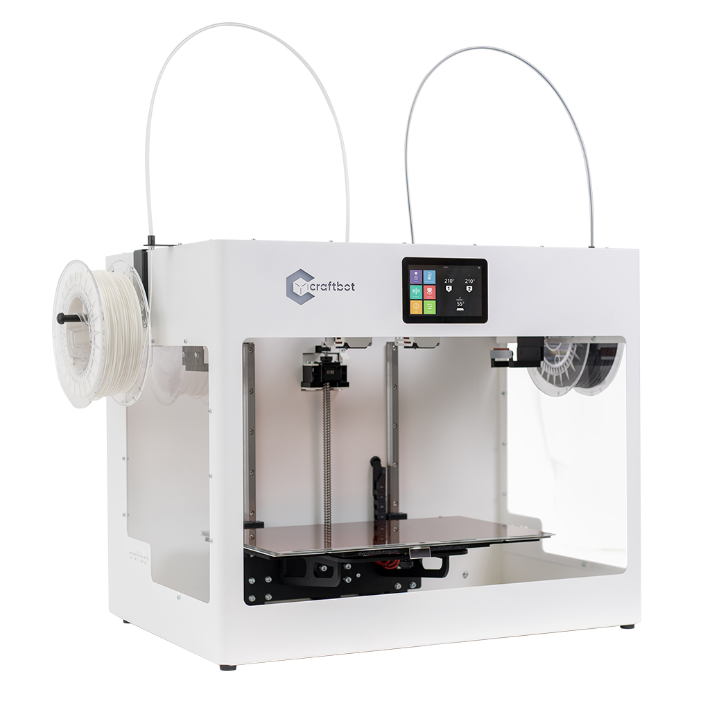 3D printing, 3D printer, Craftbot, Craftbot Flow, Plug & Play, Advanced functions, FDM printers, High quality, Compact workhorse