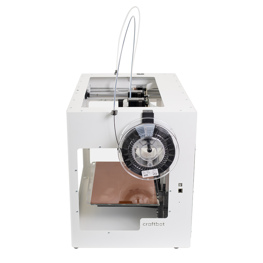 3D printing, 3D printer, Craftbot, Craftbot Flow IDEX, High-quality, FDM printer, Mesh bed leveling, Easy setup, Quality, Dual extruder, Professional, Production optimization, Printer bed, Filament