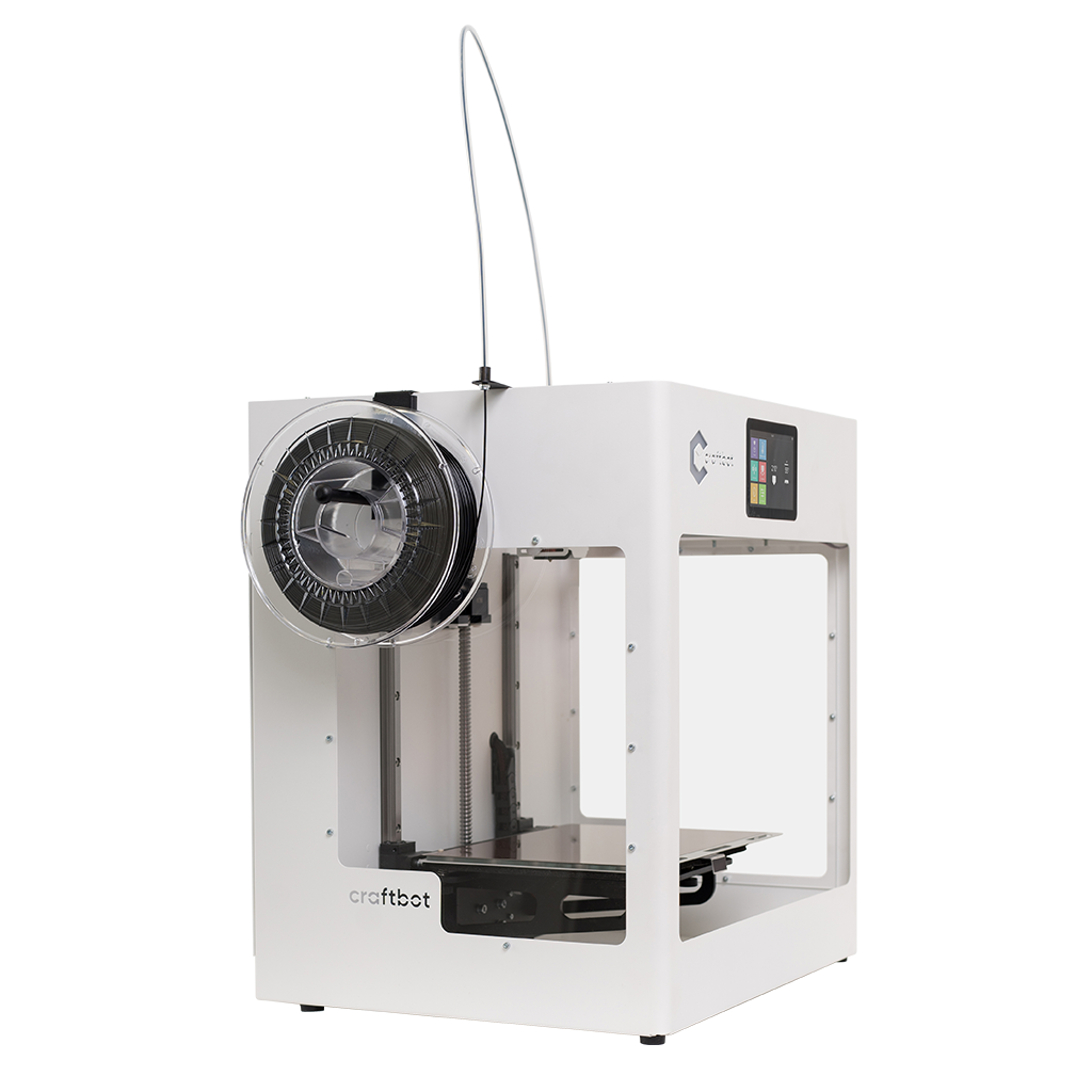 3D printing, 3D printer, Craftbot, Craftbot Flow, Plug & Play, Advanced functions, FDM printers, High quality, Extruder, Led, Filament