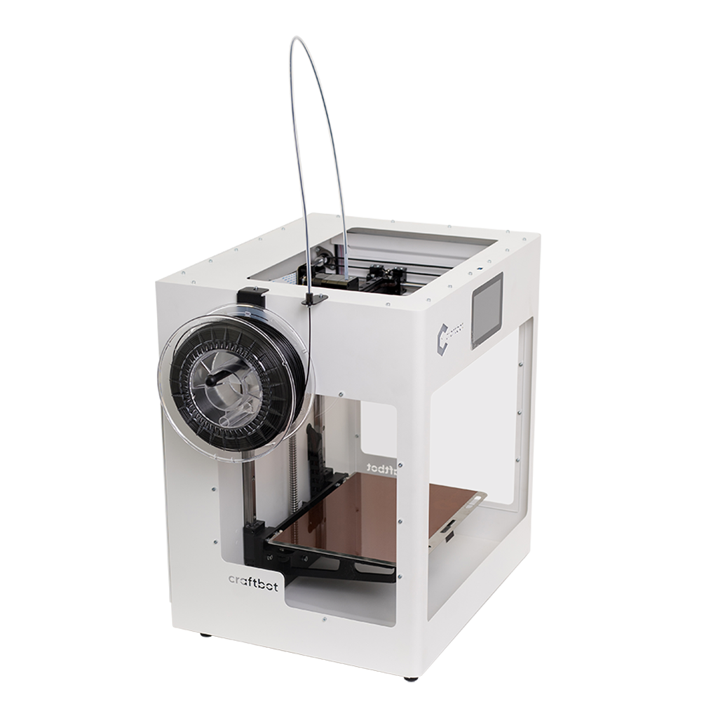 3D printing, 3D printer, Craftbot, Craftbot Flow, Plug & Play, Advanced functions, FDM printers, High quality, Extruder, Led, Filament
